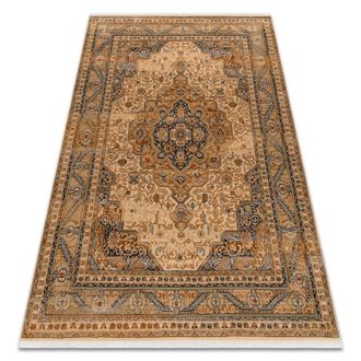 RugsX RugsX Wool Keshan Rug in Beige | Size: 80 cm x 145 cm