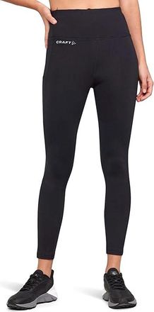 Craft Advance Essence High Waist Warm Tights Womens Clothing Black : MD, Elastane/Mesh/Polyester