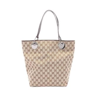 Gucci Pre-owned Bolso Tote GG Canvas - Pre-owned - Mujer - Beige - ONE SIZE