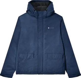 Lambretta Mens AW25 Hooded Padded Jacket (Navy) - Size 4XL