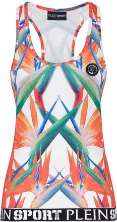 Plein Sport Sleeveless Tops - Dames - Sportshirts - Veelkleurig - S - Fitness