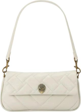 Kurt Geiger Pickle Schoudertas - Dames - Schoudertassen - Beige - ONE Size - Leer - Tassen
