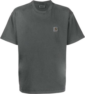 Carhartt Work in Progress Dark Grey Logo T-Shirt