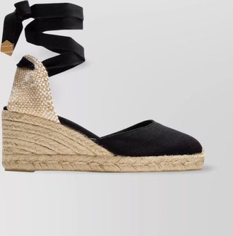 Castaner cotton wedge espadrilles