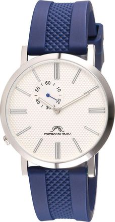 Porsamo Bleu Mens Bennett Silicone Band Watch 1461DBER