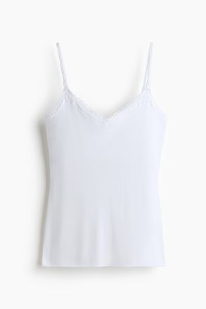 H&M MAMA Still-Tr&auml;gertop - Weiss
