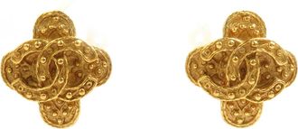Chanel Metal Clip Earrings (Pre-Owned)