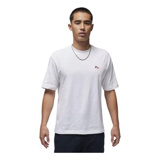 Nike Jordan Air Jordan Brand Embroidered Patch T-Shirt Asia Sizing White FN5983-100