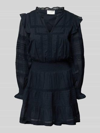 Neo Noir Neo Noir Minikleid mit V-Ausschnitt Modell Aran in Marine, Gr&ouml;&szlig;e 42