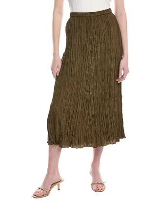 Eileen Fisher Flared Silk Midi Skirt