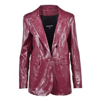 Patrizia Pepe Blazers, female, Purple, XS, Elegant Plum Elixir Jacket