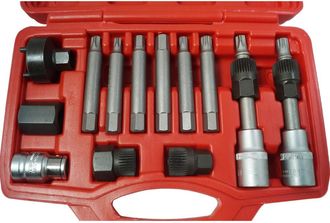 Trade Shop Trade Shop - Kit Di Chiavi Per Smontaggio Puleggia E Alternatore Motore Auto 13 Pezzi