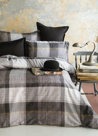 Blanc Avenue Juego de funda de edred&oacute;n 240x220 cm+ 2 fa 63x63cm de sat&eacute;n