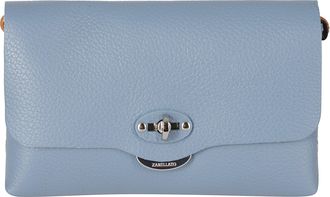 Zanellato Structured Pebbled Leather Shoulder Bag With Turn-Lock Closure