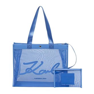 Karl Lagerfeld Mujer, Bolsos, Azul, Talla: ONE Size