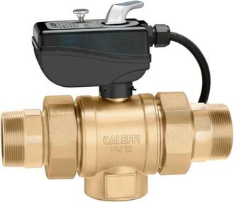Caleffi V&aacute;lvula De Bola Motorizada De Dos V&iacute;as Con Microinterruptor Auxiliar Caleffi 638 24v - 3/4
