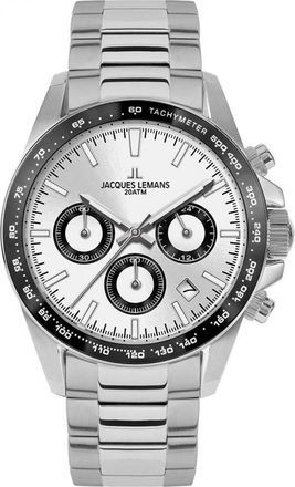 Jacques Lemans 1-1877F Mens Liverpool Watch - Silver - One Size
