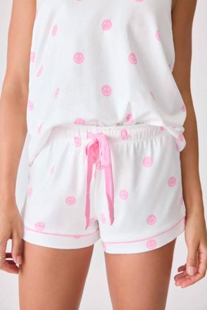 PJ Salvage Choose Happy Short In Cream