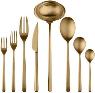 Mepra Linea Flatware Set - 43 Pieces in Ice Gold at Nordstrom