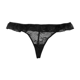 Rotate ROTATE Birger Christensen, Bottoms, female, Black, Size: L Lace Thong