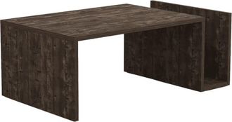 Calicosy Mesa de centro L86,8 cm - Efecto Madera oscura