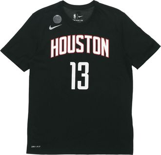 Nike SS22 NBA Harden Basketball Sports Short Sleeve Rockets 13 Black 870777-013