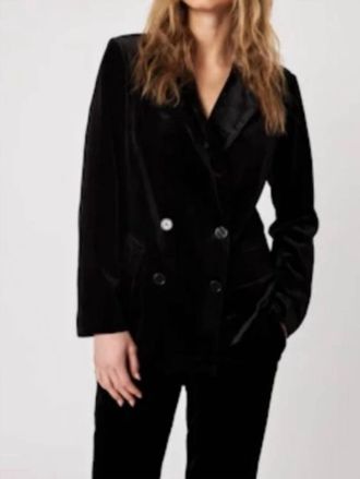 John & Jenn Jasper Blazer In Nero Velevet