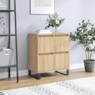 vidaXL Vidaxl - Aparador De Madera Contrachapada Roble Sonoma 60x35x70 Cm