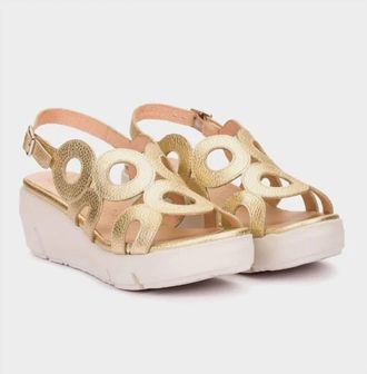 Wonders Womens Flynn 82 Wedge Sandals In Max Platino