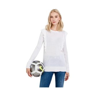 Michael Kors Sweatshirt - Dames - Sweatshirts - Wit - L - Wol - Hoodies & sweatvesten