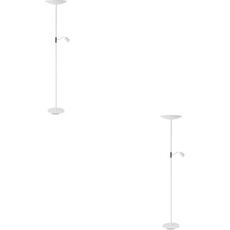 Loops 2 PACK Sleek Modern White LED Floor Lamp for Stylish Indoor Lighting