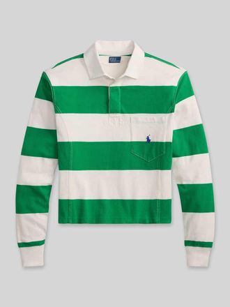 Polo Ralph Lauren Regular Fit Poloshirt aus reiner Baumwolle in Grass, Gr&ouml;&szlig;e XXL