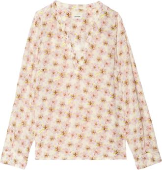 Zadig&Voltaire Torny Tuniek - Dames - Blouses - Veelkleurig - XS - Overhemden