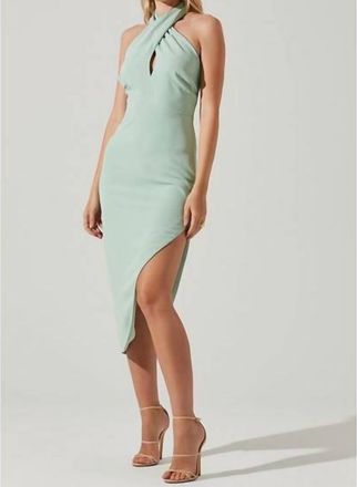 Astr Jodie Dress In Mint