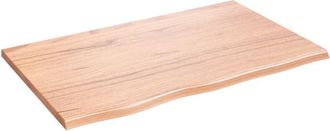 vidaXL Vidaxl - Estante de pared madera de roble tratada marrón claro 80x50x2cm