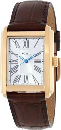 Fossil Carraway Quartz Silver Dial Watch FS6011