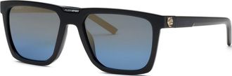 Plein Sport Mens SSP031 57 57Z42P Sunglasses - Black - One Size