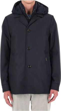 Moorer Barolo-WI Car Coat - Jackets - Hombre - Azul - 2XL