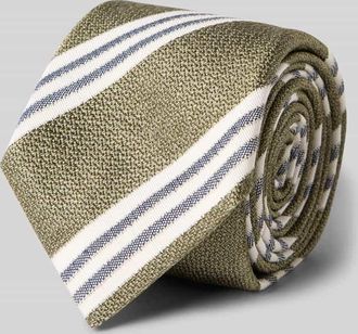 Altea Krawatte aus Seiden-Baumwoll-Mix Modell Gange in Gruen, Gr&ouml;&szlig;e 1