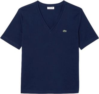 Lacoste Mujer, Camisetas, Azul, Talla: XS