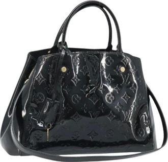 Louis Vuitton Pre-owned Handbags, female, Black, Size: ONE SIZE Pre-owned Patent Leather Hand Bag