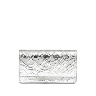 Maison Margiela Chain Cracked-effect Leather Shoulder Bag