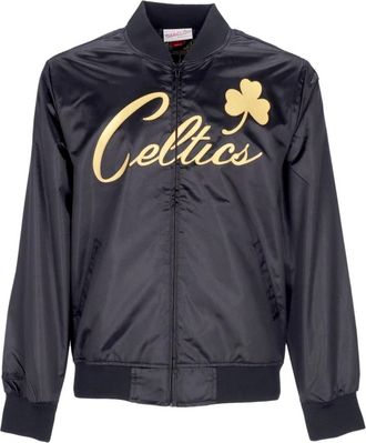 Mitchell & Ness Boston Celtics Satijnen Jack NBA - Heren - Bomber jackets - Zwart - XL - Satijn - Jassen