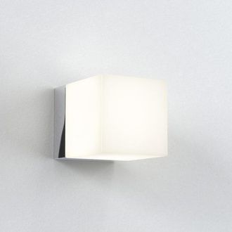 Astro Cube Wandlamp 8x8x10.5cm IP44 fitting G9 chroom