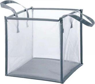 OEM Cesto De Ropa Plegable Gris (peque&ntilde;o) De 33x33x33 Cm, Cesto De Ropa Plegable Desplegable, Cesto De Ropa De Gran Capacidad Con Asas, Bolsa Para Guardar