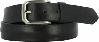 Remo Tulliani Mens Gunner Genuine Horween Leather Belt In Black