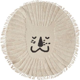 Beliani Kids Rug BADHANI Beige ø 140 cm Cotton