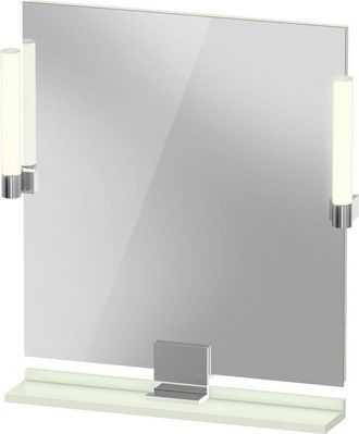 Duravit Duravit - Espejo Sivida, Cromo, 650x36x650mm, Luz Superior
