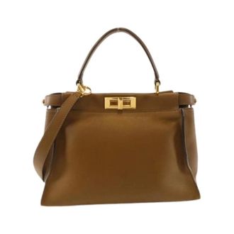 Fendi Pre-owned Handbags, female, Brown, Size: ONE SIZE Pre-owned Handbag