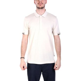 HUGO BOSS Heren, Tops, Beige, Maat: 2XL Katoen